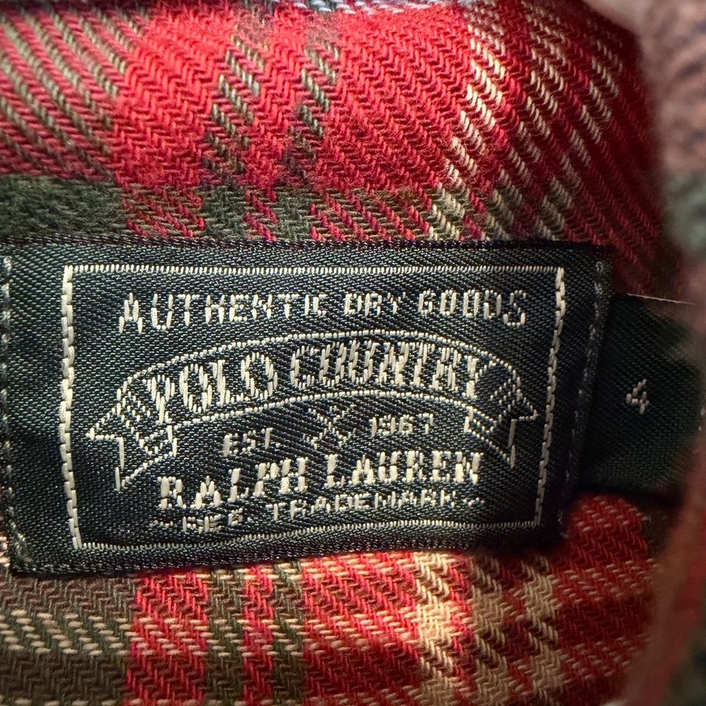 Ralph Lauren Girls Plaid Dress Bundle Size 4T Red Green Tartan Holiday Cotton - Picture 9 of 10